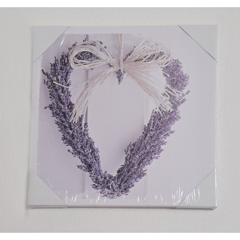 OBRAZ LEVANDULOVÉ SRDCE