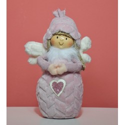 RŮŽOVÁ ANDĚLÍNA Z PLYŠE