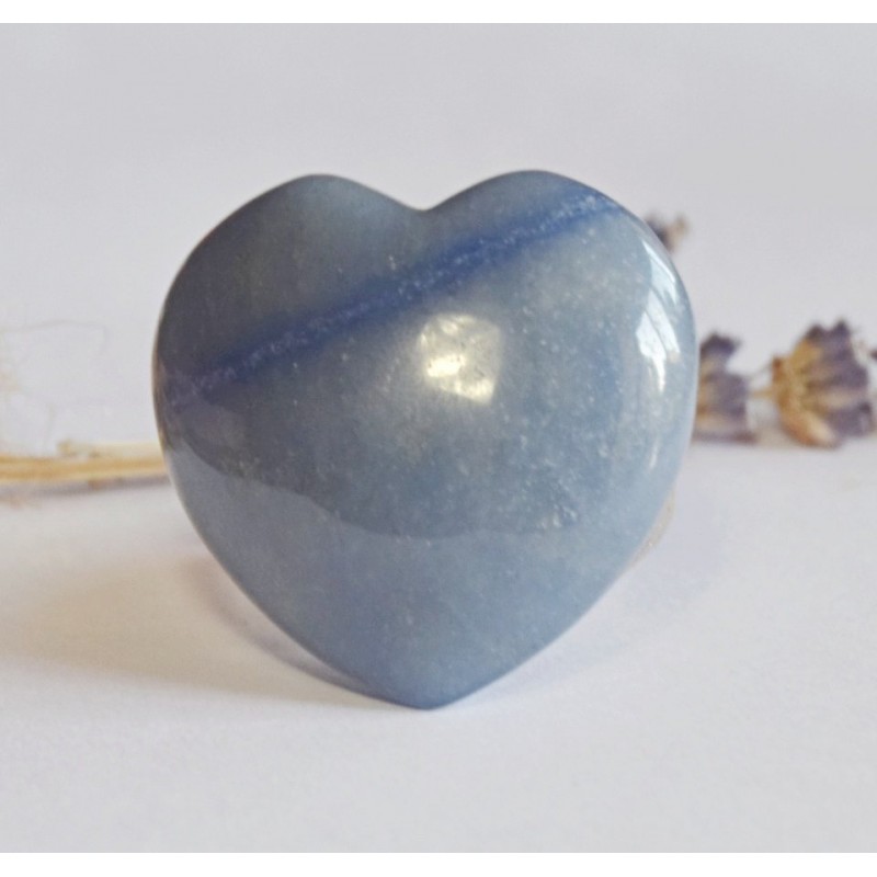 Křemen modrý srdce