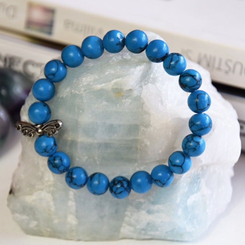 NÁRAMEK HOWLIT TYRKENIT S ANDĚLSKÝM KŘÍDLEM