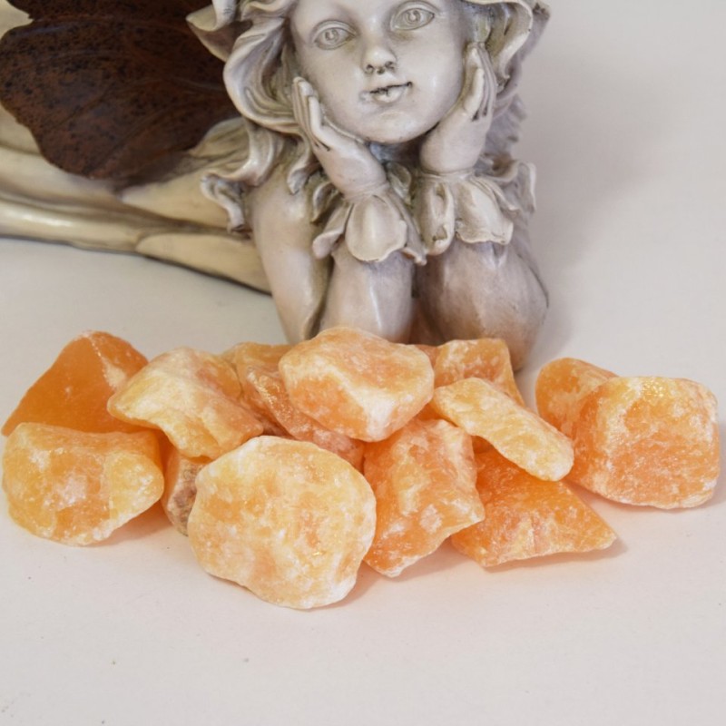 Kalcit žluto oranžový surový