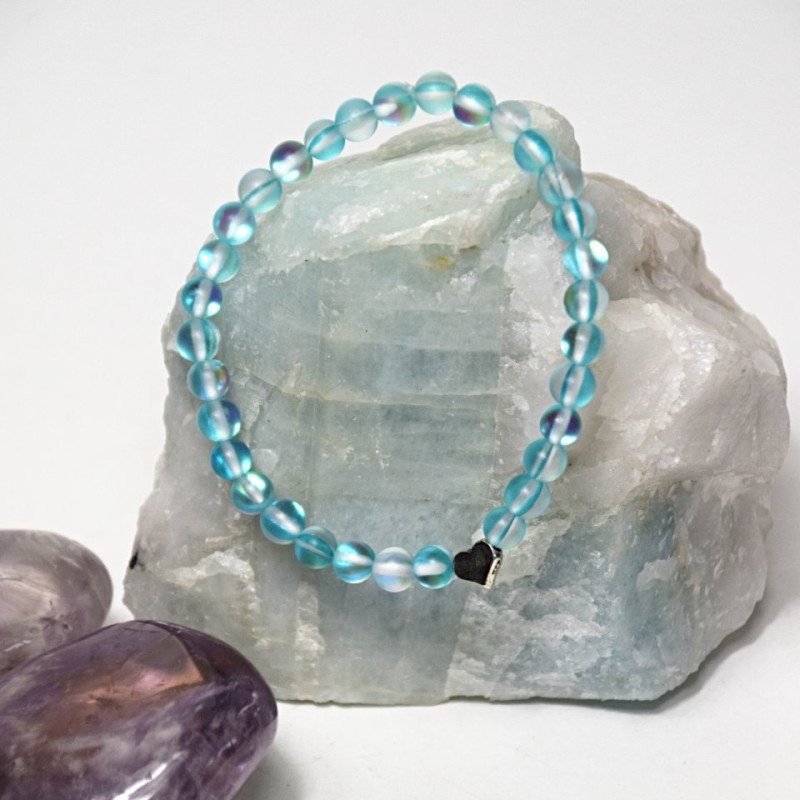 NÁRAMEK MODRÝ OPALIT SE SRDCEM