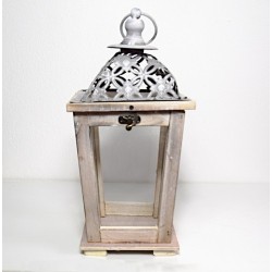 DŘEVĚNÁ LUCERNA SVĚTLE...