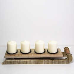 VÁNOČNÍ SVÍCEN SÁŇKY NA 4...