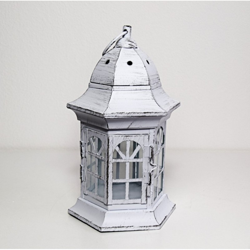 LUCERNA KOVOVÁ BÍLÁ