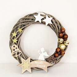 ADVENTNÍ VĚNEC S ANDĚLEM A...