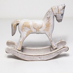 HOUPACÍ KONÍK BÍLÝ