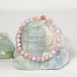 NÁRAMEK OPÁL RŮŽOVÝ 6 MM