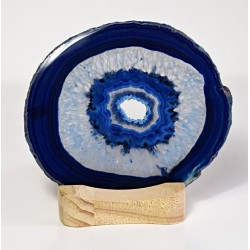 Svícen s achátovým plátkem...