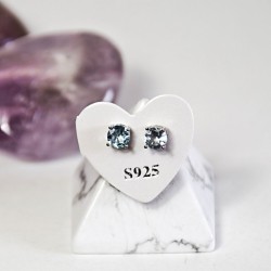 NÁUŠNICE Z MODRÉHO TOPAZU...