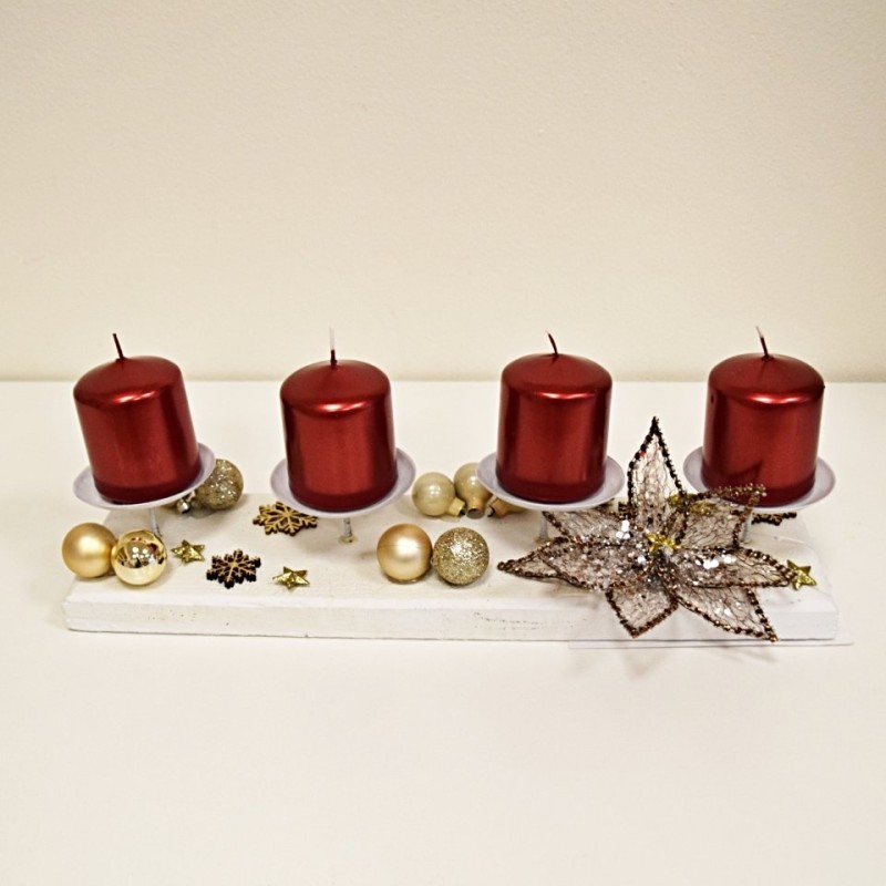 Adventní svícen na 4 svíce