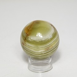 Aragonit koule světle zelená