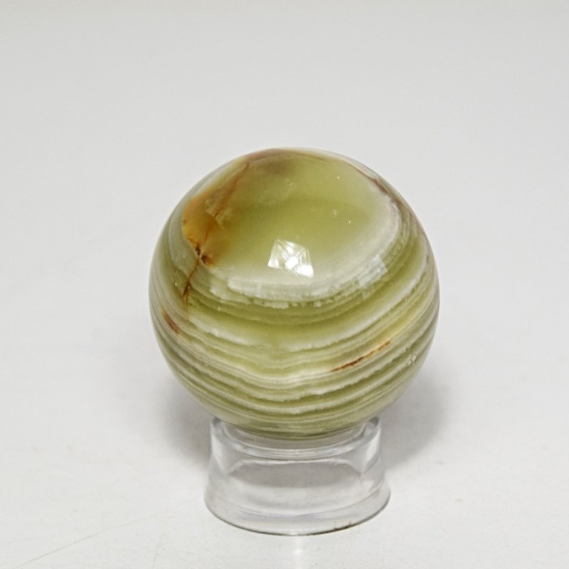 Aragonit koule světle zelená