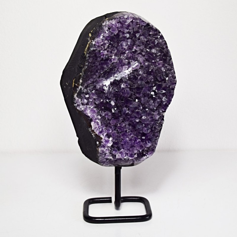 Ametystová drůza na kovovém podstavci 3,15 kg