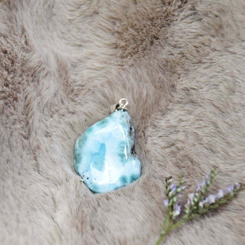 Přívěsek Larimar stříbro 925