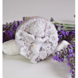 ANDĚL KVĚTINOVÝ HEŘMÁNEK S LEVANDULÍ