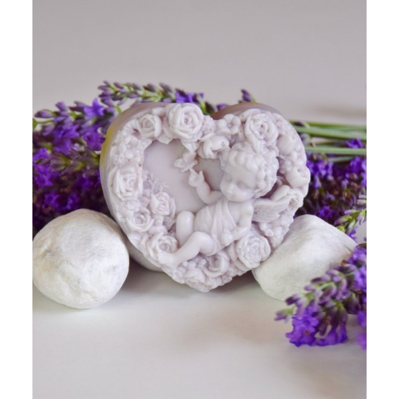 ANDĚL S RŮŽEMI HEŘMÁNEK S LEVANDULÍ